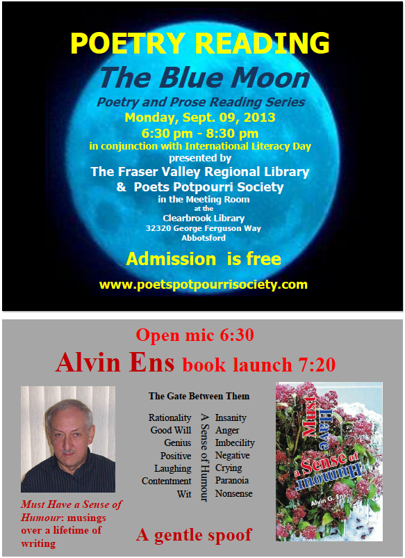 PPS Blue Moon Reading poster - Sept. 9, 2013